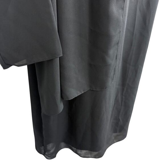 Sharade of California Vintage USA Black Jacket Style One Piece Dress Womens 18W - Picture 2 of 16